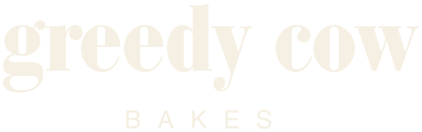 Greedy Cow Bakes logo